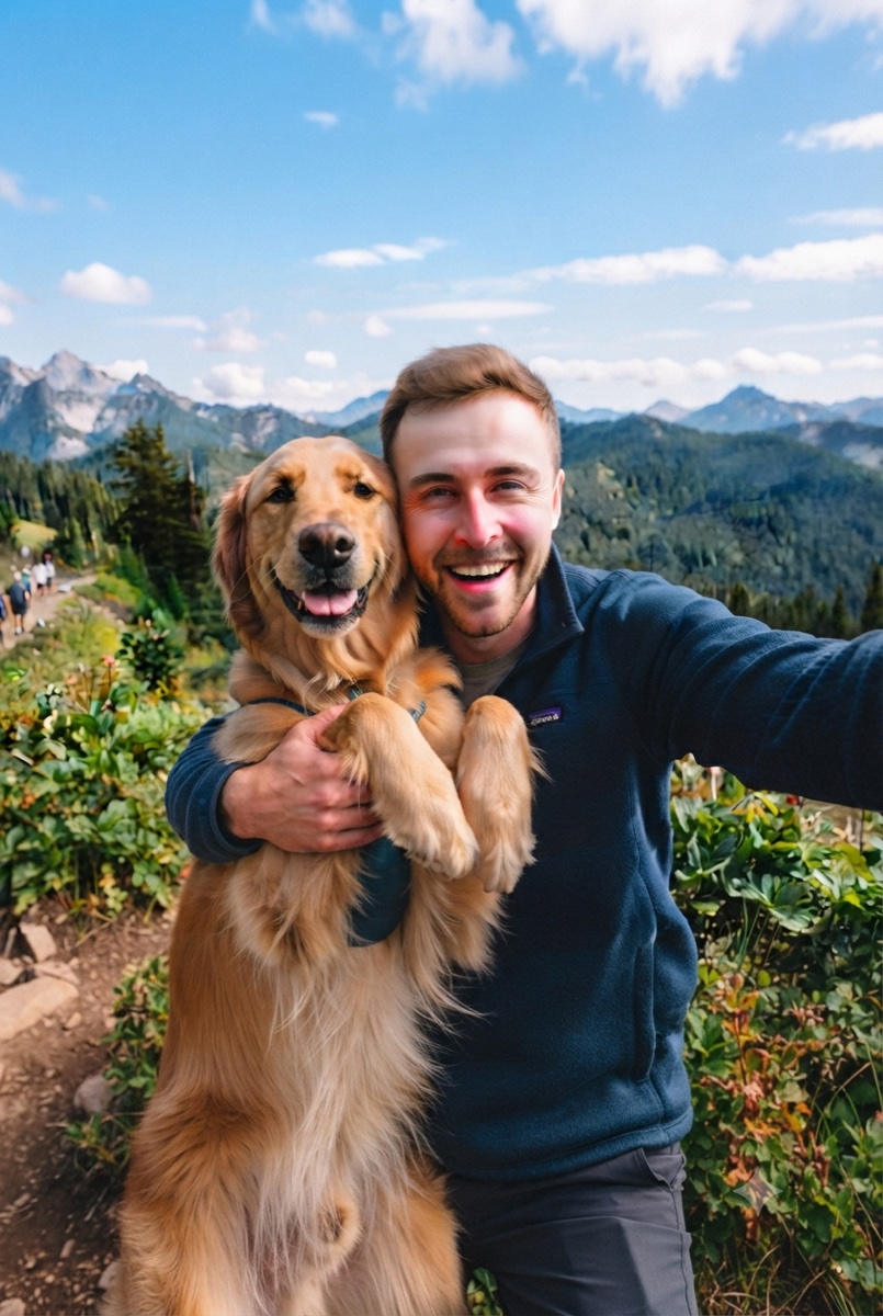 Adventure Selfie style example