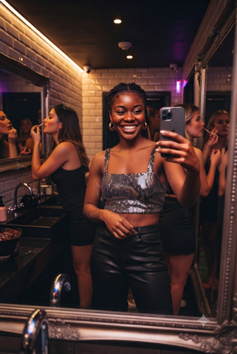 Mirror Selfie style example